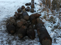 Під Білою Церквою виявили арсенал авіаційних бомб (ФОТО) 