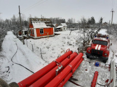 У Бородянському районі в пожежі загинула пенсіонерка (ФОТО)