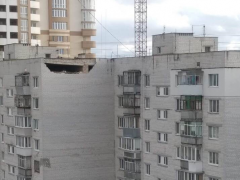 У Борисполі обвалилася стіна житлового будинку (ФОТО)