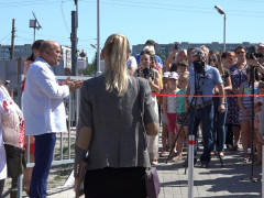 У Білій Церкві відкрили сучасний перехід через залізничні колії (ФОТО)