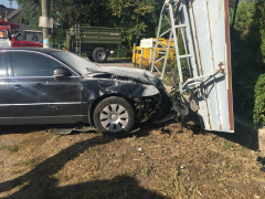 У Миронівському районі внаслідок ДТП загорівся автомобіль