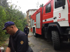 У Білій Церкві згоріла закинута насосна станція