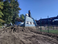 Спорткомплекс у Згурівці досі не відновлено