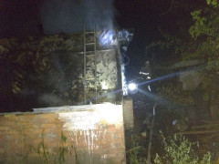 У Згурівському районі горів житловий будинок