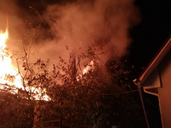 У Києво-Святошинському районі дотла згоріла баня