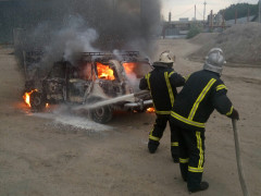 У Вишневому загорівся автомобіль