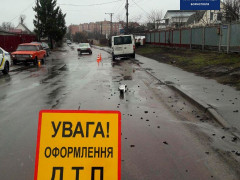 У Борисполі п'яний водій КРАЗа втік із місця ДТП (ФОТО)
