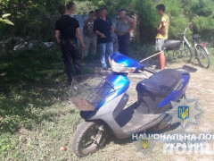 У Фастові затримали п’яного викрадача моторолера