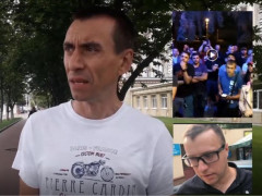 Жителі Ірпеня звинувачують поліцейського в покусанні за ніс (ВІДЕО)
