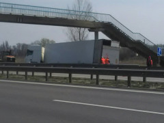 У Глевасі на трасі Одеса-Київ вантажівка з’їхала в кювет