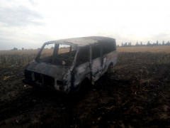 В Обухівському районі згорів автомобіль
