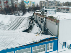 Обвал даху спорткомплексу у Вишневому: терміново розшукуються цапи-відбувайли