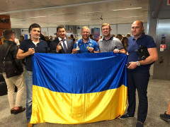 Збірну з самбо урочисто зустріли в аеропорту "Бориспіль"