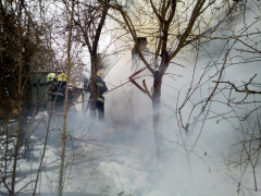 На Васильківщині спалахнув будинок 