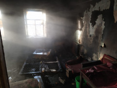 У Яготині пожежа ледь не забрала життя чоловіка 