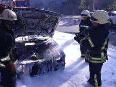 У Гостомелі ледь не вибухнув автомобіль  