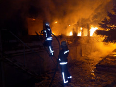 У Яготині згорів приватний залізничний вагон (ФОТО) 