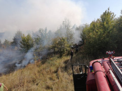 У Таращанському районі ліквідували загоряння трав’яного настилу