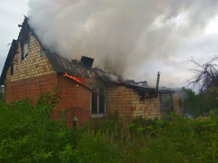 У Бородянському районі пенсіонер заживо згорів у своєму будинку (ФОТО)