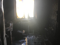 У Борисполі згоріла квартира