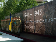 У Гатному відбулося перепоховання загиблих воїнів у Другій світовій війні