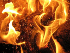У Вишневому вщент згоріла маршрутка (ФОТО)