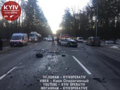Моторошна ДТП на Гостомельському шосе: двоє людей загинули на місці (ВІДЕО)