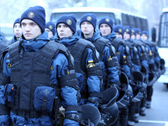 Під Києвом на тренування зібралося більше тисячі співробітників МВС (ФОТО)