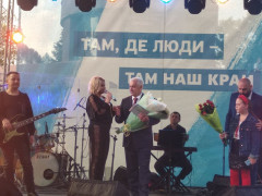 У Вишгородському районі народна артистка України Наталія Бучинська виступила з концертом (ВІДЕО)