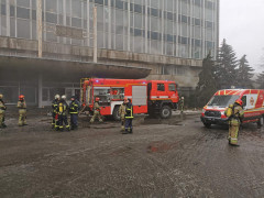 У Петропавлівській Борщагівці горів завод "Електронмаш" (ФОТО)