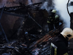 У Вишгороді під час пожежі в гаражах вибухнули газові балони (ФОТО)