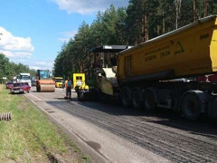 На Київщині білоруси будуть ремонтувати дорогу