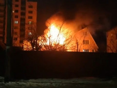 В Ірпені сталася масштабна пожежа (ВІДЕО)
