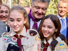 Ярослав Москаленко та Президент відкрили пластовий центр на Київщині (ФОТО)