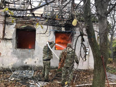 На Бориспільщині згорів будинок (ФОТО)