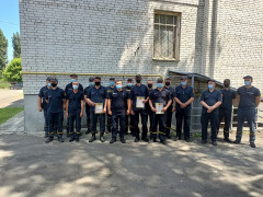 Рятувальники з Коцюбинського показали на змаганнях із ліквідації пожежі найкращі результати