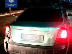 У Борисполі хлопець вночі катався на авто у неадекватному стані