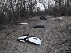 У Борисполі жителі знайшли "дорогу розбитих бамперів" (ФОТО)