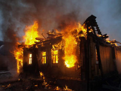 На Сквирщині у власному будинку згоріла пенсіонерка 