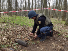 На території Ржищівської громади в лісі знайшли снаряди