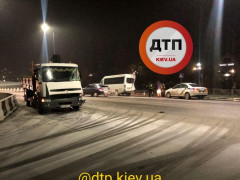 На Бородянщині після снігопаду сталася ДТП
