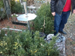 У Білій Церкві затримали викрадачів металу з цвинтарів (ФОТО)