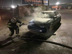  У Фастові спалахнула іномарка