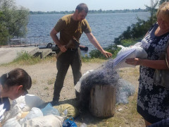 У Вишгородському районі знищили більше ніж 2 км браконьєрських сіток (ФОТО)