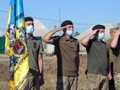 День танкіста в Білій Церкві: полковник військового формування привітав солдатів (ФОТО)