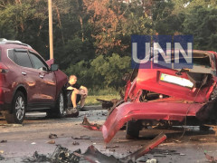 Рух заблоковано: на Броварщині одразу три автомобілі потрапили в ДТП (ФОТО)