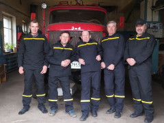 У Димерській громаді пожежники отримали нові робочі костюми
