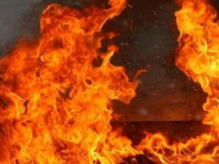 На Бориспільщині ледь не згорів будинок (ФОТО)