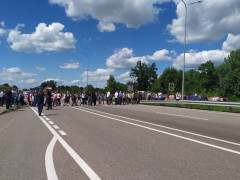 Мешканці Калинівської ОТГ перекрили Міжнародну трасу (ВІДЕО)