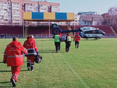 Із "таблетки" в гелікоптер: постраждалу дитину з Борисполя доправили в Боярку за 30 хвилин (ФОТО)